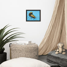 Lade das Bild in den Galerie-Viewer, Elche Beim Eislaufen - Gerahmtes Poster auf Fotopapier
